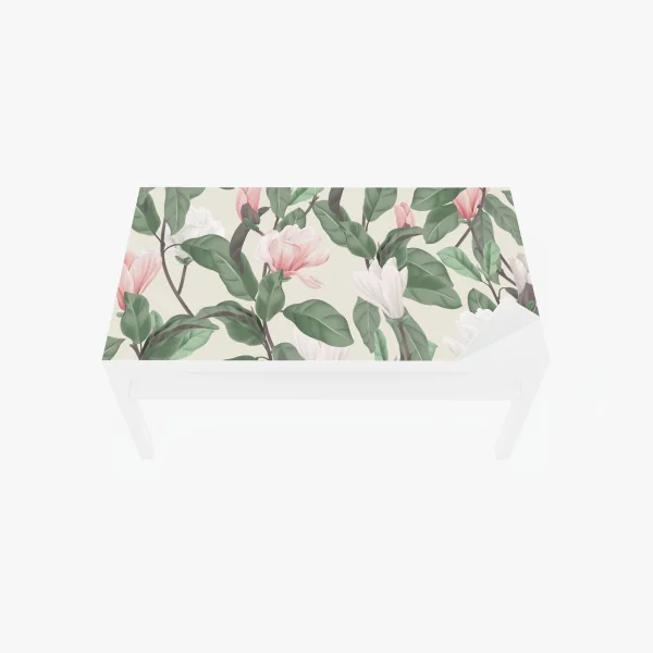 Naklejka na biurko i stół złoty art deco wzór okręgów – Wallissimo®