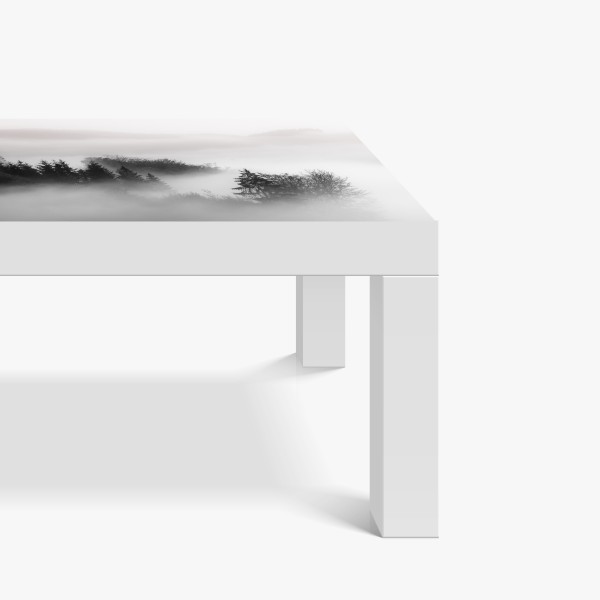 Naklejka na biurko i stół różany akwarelowy ogród z kolibrem – Wallissimo®