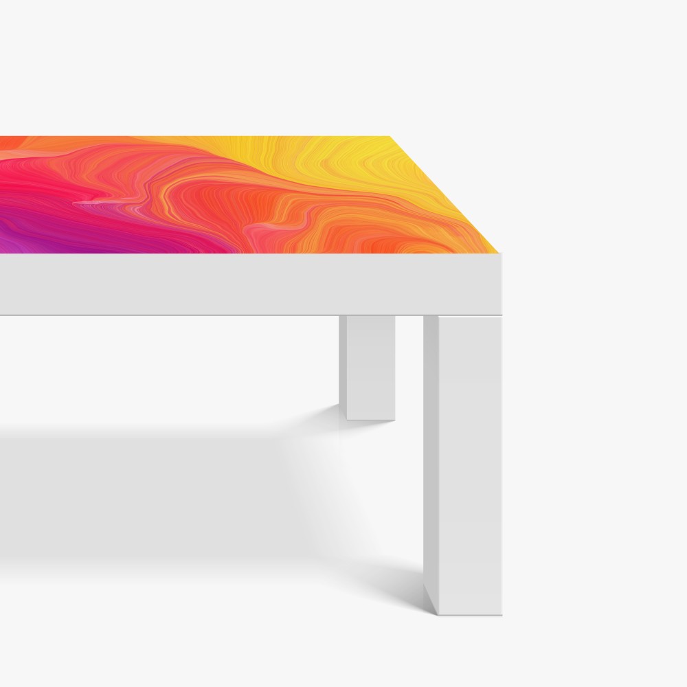 Naklejka na biurko i stół żywe falujące kolory – Wallissimo® Naklejka na biurko i stół żywe falujące kolory – Wallissimo®