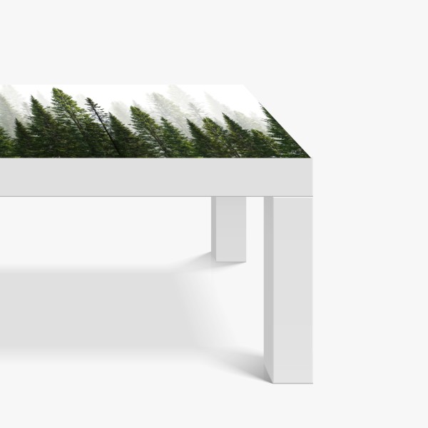 Naklejka na biurko i stół dramatyczna czarno-biała fala oceanu – Wallissimo®