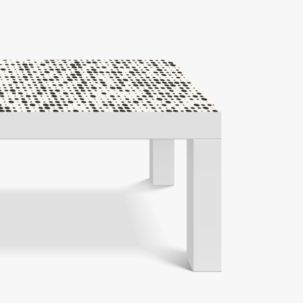 Naklejka na biurko i stół abstrakcyjny wzór złotych fal – Wallissimo®