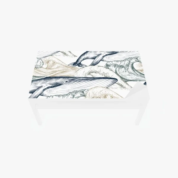 Naklejka na biurko i stół burzliwe wybrzeże Islandii panorama – Wallissimo®