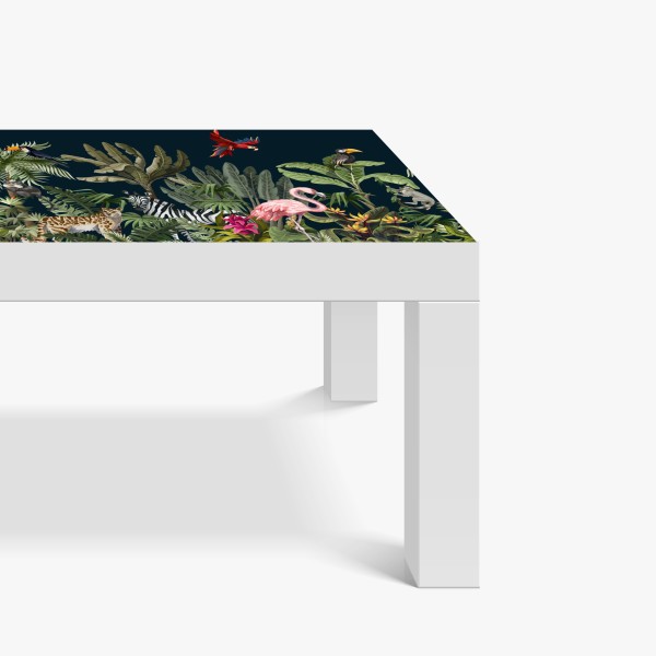 Naklejka na biurko i stół delikatne zbliżenie nasion dmuchawca czarno-białe – Wallissimo®