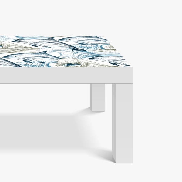 Naklejka na biurko i stół czarny marmur marquina do nowoczesnych wnętrz – Wallissimo®