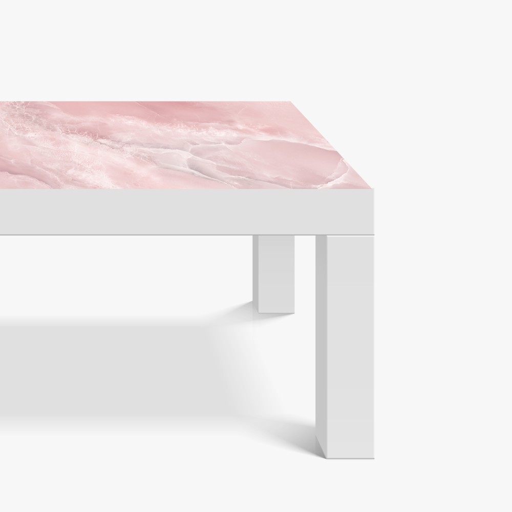 Naklejka na biurko i stół delikatna różowa tekstura marmuru – Wallissimo® Naklejka na biurko i stół delikatna różowa tekstura marmuru – Wallissimo®