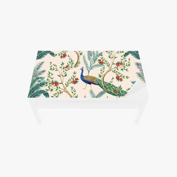 Naklejka na biurko i stół wiejska droga w Toskanii przez zielone wzgórza – Wallissimo®