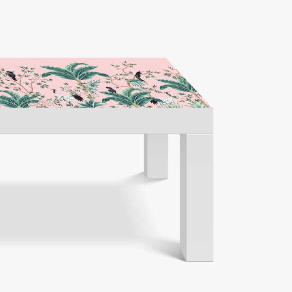 Naklejka na biurko i stół paw wśród gałęzi granatu – Wallissimo®