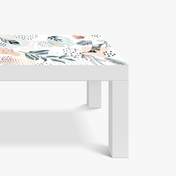 Naklejka na biurko i stół zbliżenie czerwonej dalii – Wallissimo®