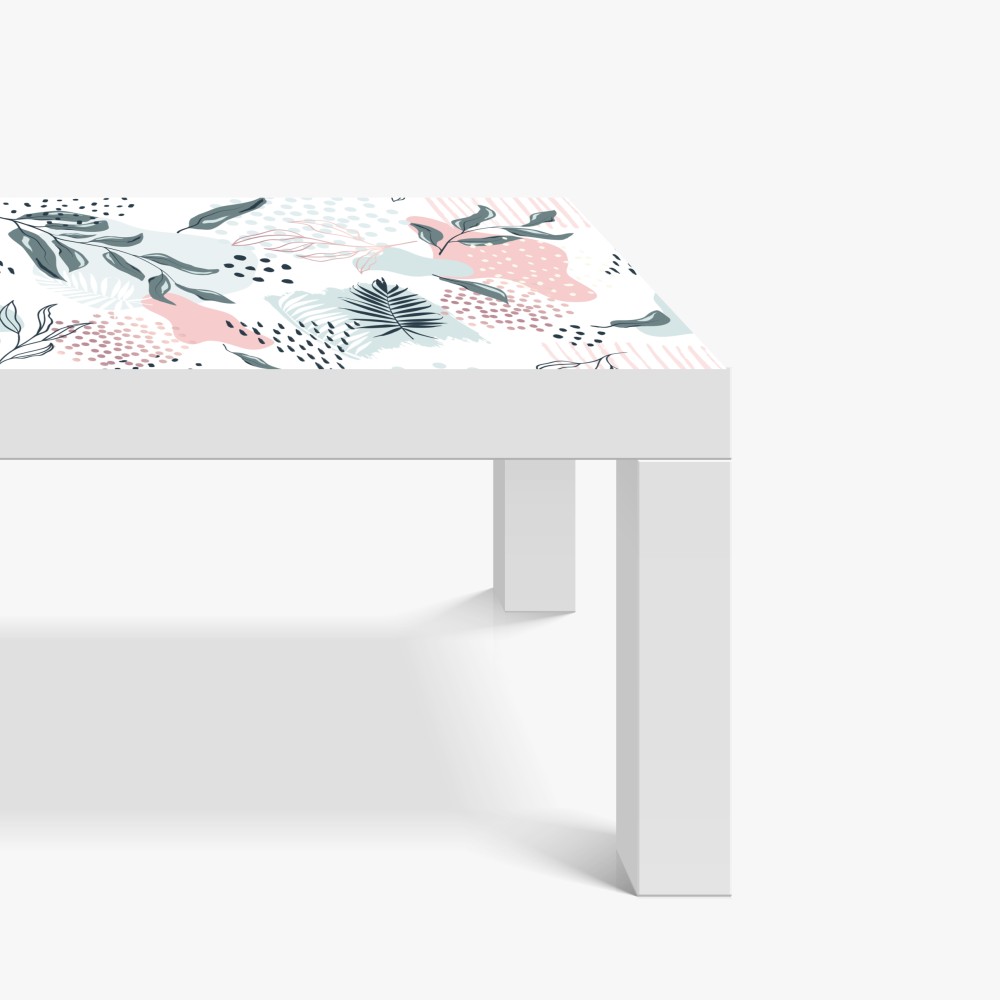 Naklejka na biurko i stół pastelowy botaniczny wzór abstrakcyjny – Wallissimo® Naklejka na biurko i stół pastelowy botaniczny wzór abstrakcyjny – Wallissimo®
