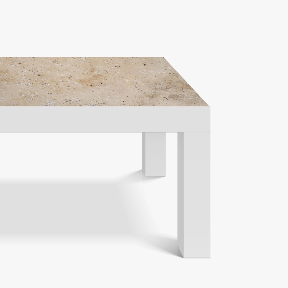 Naklejka na biurko i stół beżowa tekstura kamienia travertynu – Wallissimo® Naklejka na biurko i stół beżowa tekstura kamienia travertynu – Wallissimo®