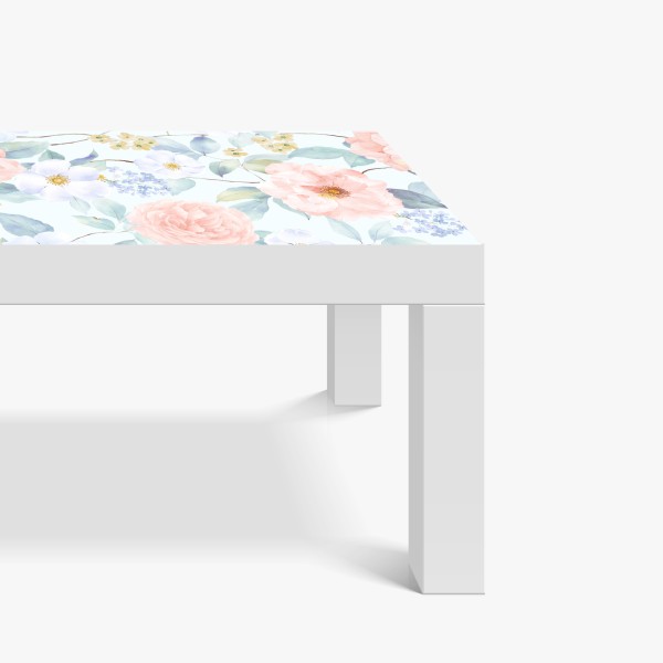 Naklejka na biurko i stół gałązki oliwne w akwareli – Wallissimo®