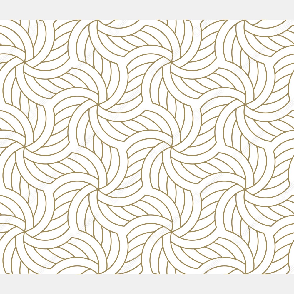 Naklejka na biurko i stół złoty geometryczny wzór spiralny – Wallissimo® Naklejka na biurko i stół złoty geometryczny wzór spiralny – Wallissimo®