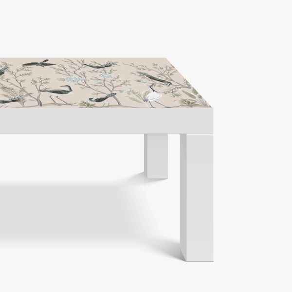 Naklejka na biurko i stół eleganckie ptaki i kwitnące gałęzie – Wallissimo® Naklejka na biurko i stół eleganckie ptaki i kwitnące gałęzie – Wallissimo®