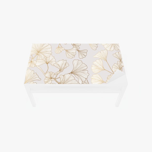 Naklejka na biurko i stół gałązki oliwne w akwareli – Wallissimo®