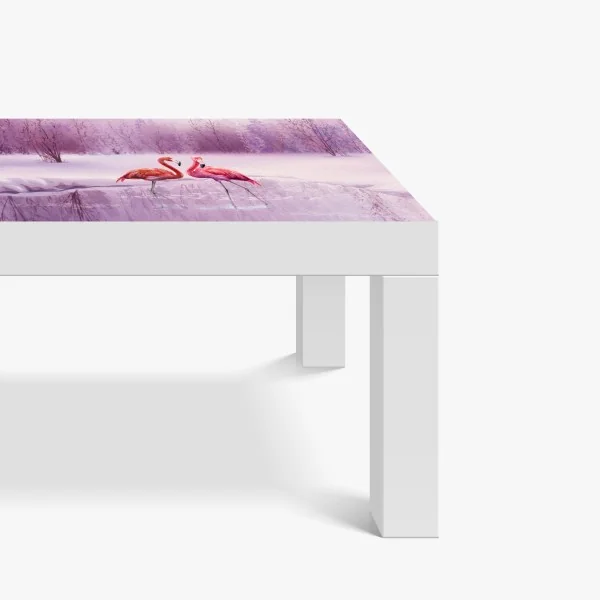 Naklejka na biurko i stół zbliżenie czerwonej dalii – Wallissimo®