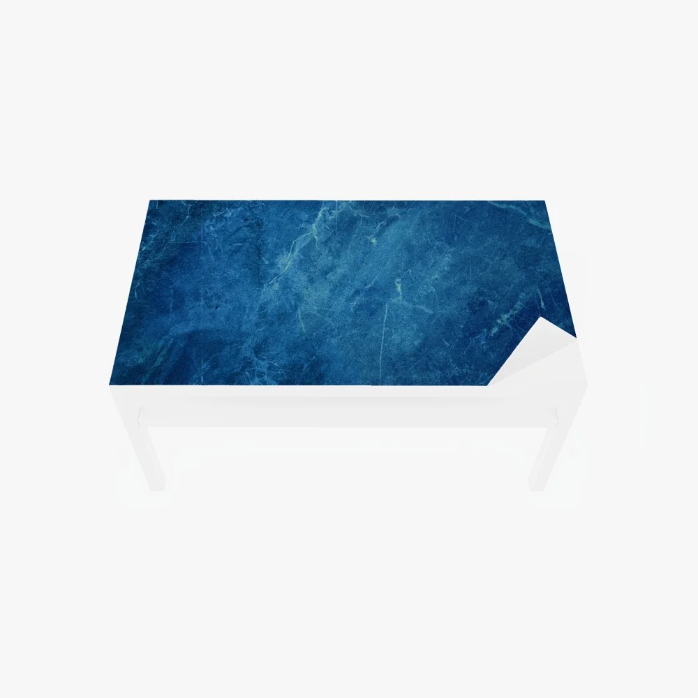 Naklejka na biurko i stół głęboka niebieska tekstura marmuru – Wallissimo® Naklejka na biurko i stół głęboka niebieska tekstura marmuru – Wallissimo®