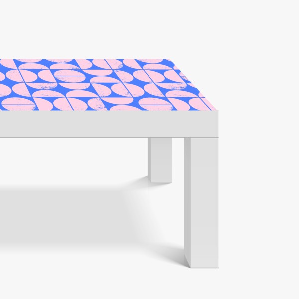 Naklejka na biurko i stół złote płynne linie abstrakcyjny wzór – Wallissimo®