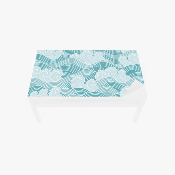 Naklejka na biurko i stół słoneczna zielona łąka o wschodzie – Wallissimo®