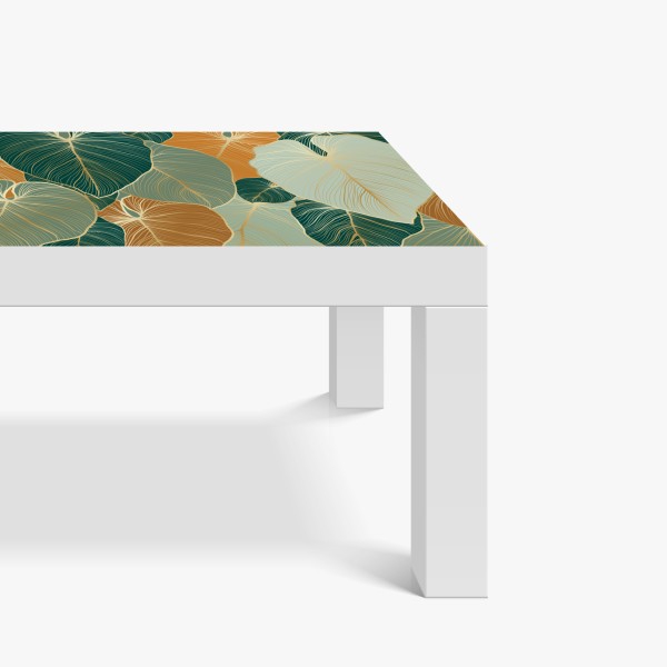 Naklejka na biurko i stół retro czerwone goździki wzór kwiatowy – Wallissimo®