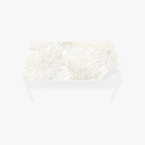 Naklejka na biurko i stół spokojna zielona ścieżka leśna – Wallissimo®