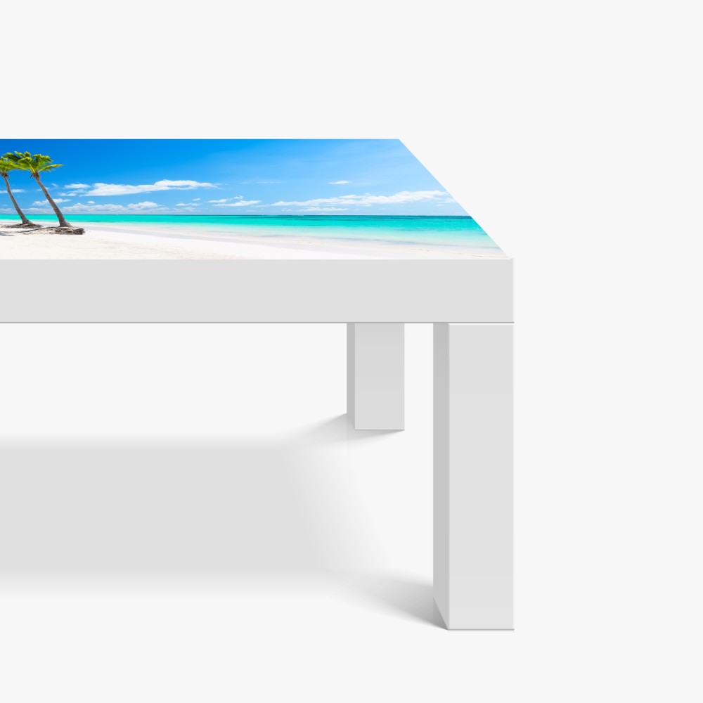 Naklejka na biurko i stół panorama tropikalnej plaży w Punta Cana – Wallissimo® Naklejka na biurko i stół panorama tropikalnej plaży w Punta Cana – Wallissimo®