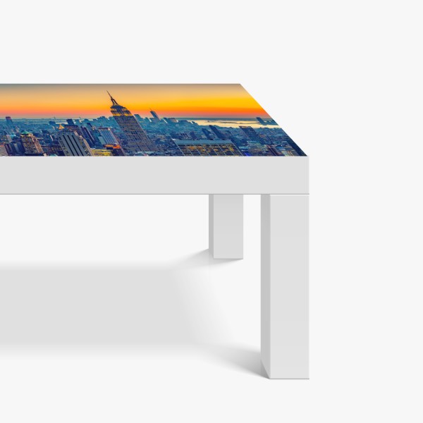 Naklejka na biurko i stół botaniczny wzór z cytrynami – Wallissimo®