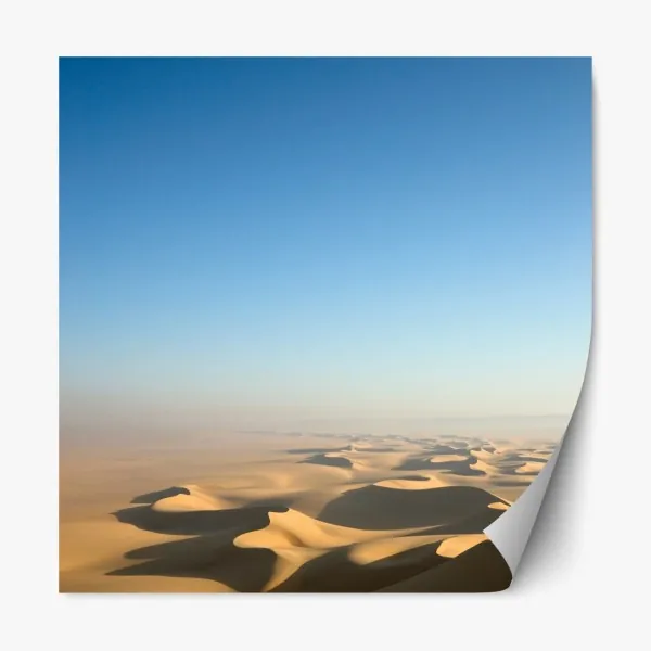 Naklejka repozycjonowalna tropikalny zachód słońca z sylwetkami palm – Wallissimo®