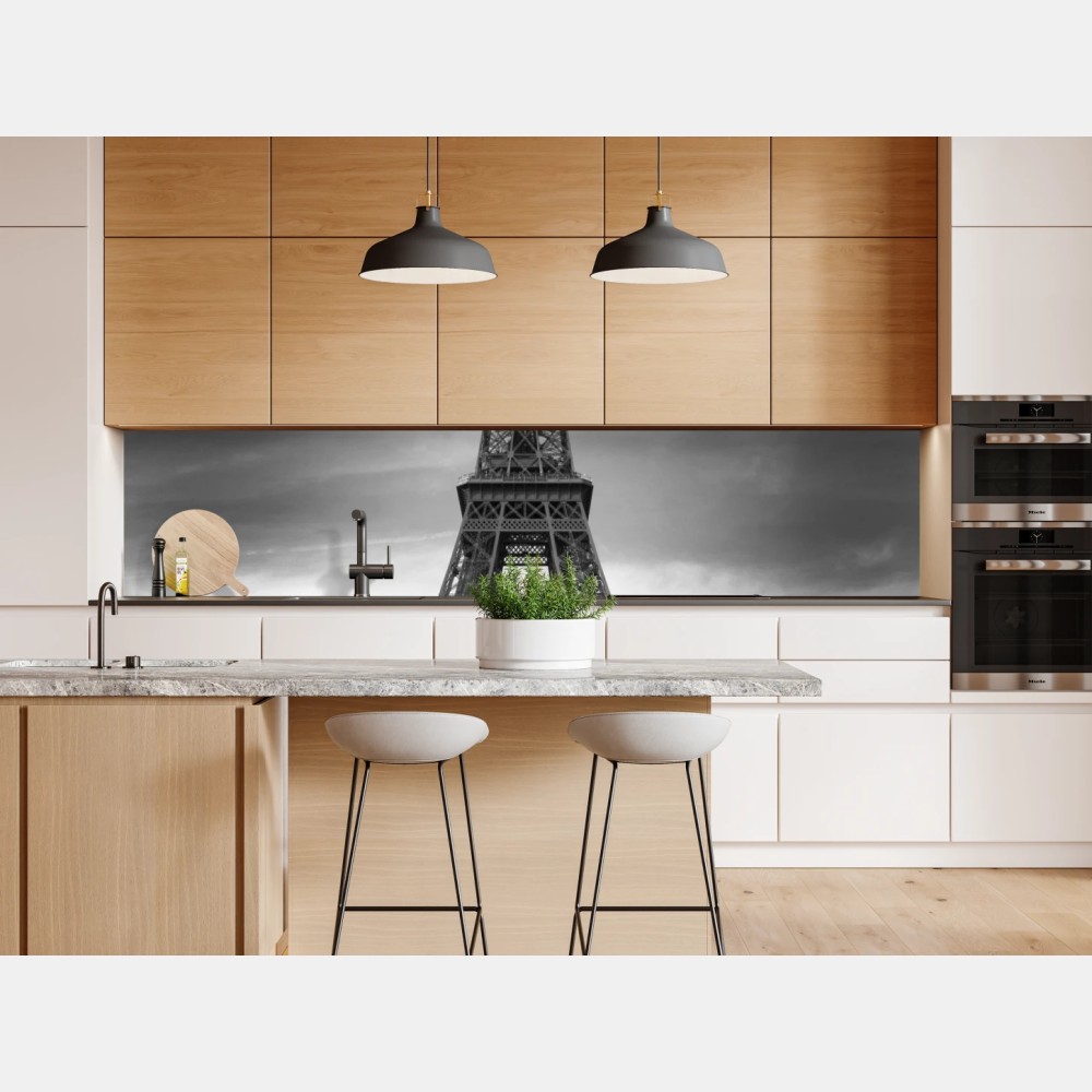 Naklejka repozycjonowalna Wieża Eiffla z czerwonym zabytkowym samochodem – Wallissimo® Naklejka repozycjonowalna Wieża Eiffla z czerwonym zabytkowym samochodem – Wallissimo®