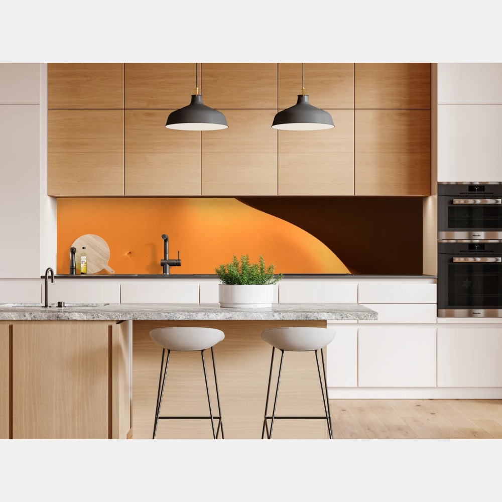 Naklejka repozycjonowalna złote krzywizny wydmy – Wallissimo® Naklejka repozycjonowalna złote krzywizny wydmy – Wallissimo®