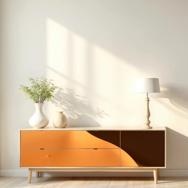 Naklejka repozycjonowalna złote krzywizny wydmy – Wallissimo® Naklejka repozycjonowalna złote krzywizny wydmy – Wallissimo®