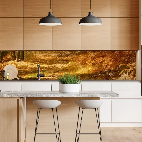 Naklejka repozycjonowalna niebieska geometryczna kompozycja 3d – Wallissimo®