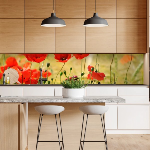 Naklejka repozycjonowalna akwarelowe liście eukaliptusa na ciemnym tle – Wallissimo®