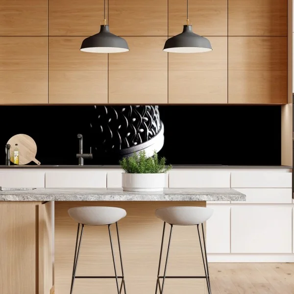 Naklejka repozycjonowalna elegancki beżowy wzór damask – Wallissimo®