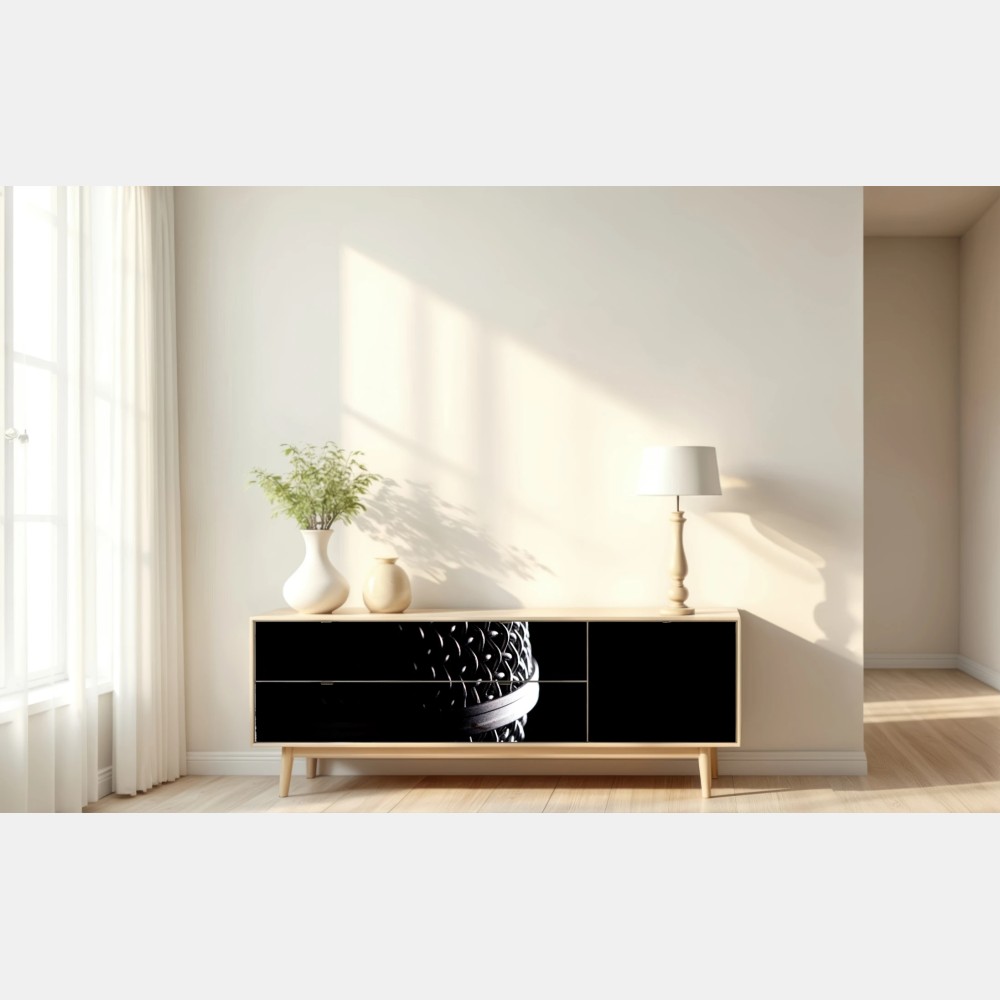 Naklejka repozycjonowalna dramatyczne zbliżenie mikrofonu – Wallissimo® Naklejka repozycjonowalna dramatyczne zbliżenie mikrofonu – Wallissimo®