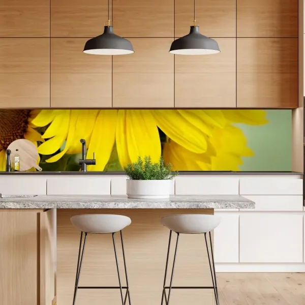 Naklejka repozycjonowalna delikatny akwarelowy wzór z liśćmi eukaliptusa – Wallissimo®