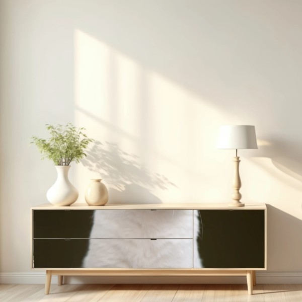 Naklejka repozycjonowalna uroczy portret białego kota – Wallissimo® Naklejka repozycjonowalna uroczy portret białego kota – Wallissimo®