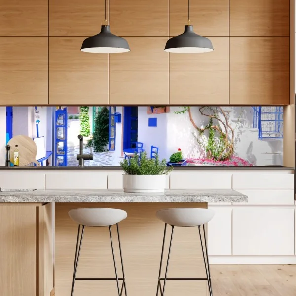 Naklejka repozycjonowalna odważny geometryczny wzór na ścianę – Wallissimo®