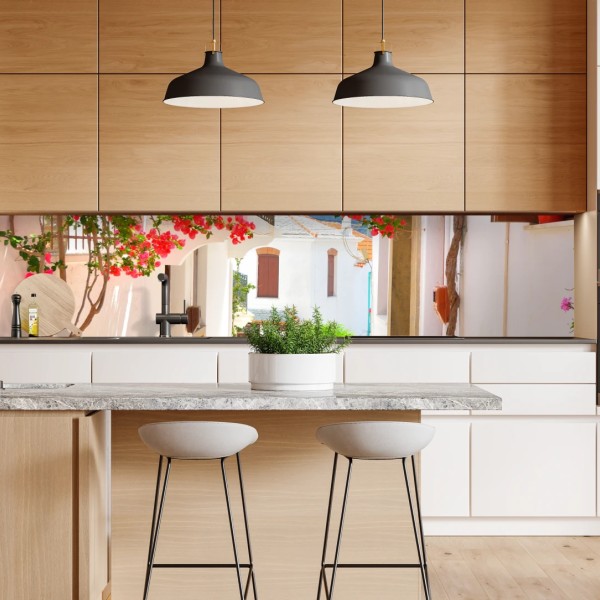 Naklejka repozycjonowalna intensywny fioletowy 3d wir wstęg – Wallissimo®