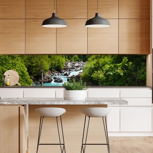 Naklejka repozycjonowalna złoty geometryczny wzór z kołami – Wallissimo®