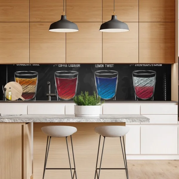 Naklejka repozycjonowalna radosny geometryczny wzór – Wallissimo®