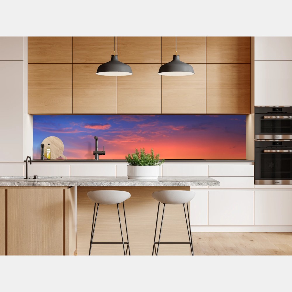 Naklejka repozycjonowalna molo o zachodzie słońca nad plażą – Wallissimo® Naklejka repozycjonowalna molo o zachodzie słońca nad plażą – Wallissimo®