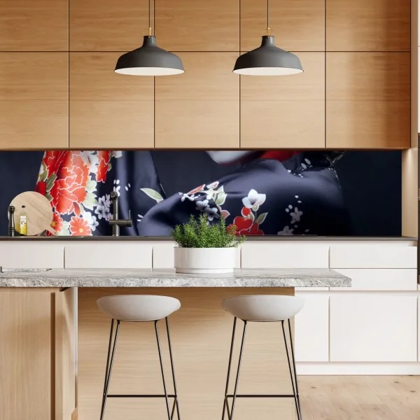 Naklejka repozycjonowalna sucha protea w sepii – Wallissimo®