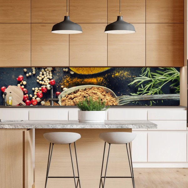 Naklejka repozycjonowalna rockowy kolaż z czaszką i gitarami – Wallissimo®