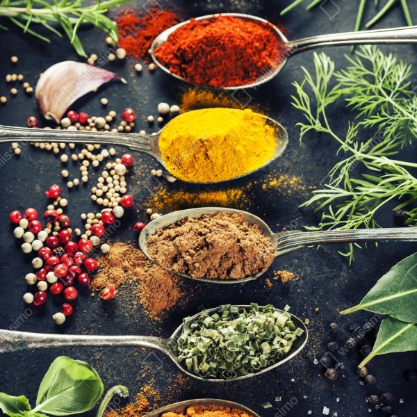 Naklejka repozycjonowalna kompozycja przypraw i ziół – Wallissimo® Naklejka repozycjonowalna kompozycja przypraw i ziół – Wallissimo®