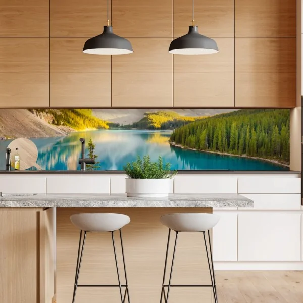 Naklejka repozycjonowalna intensywny fioletowy 3d wir wstęg – Wallissimo®