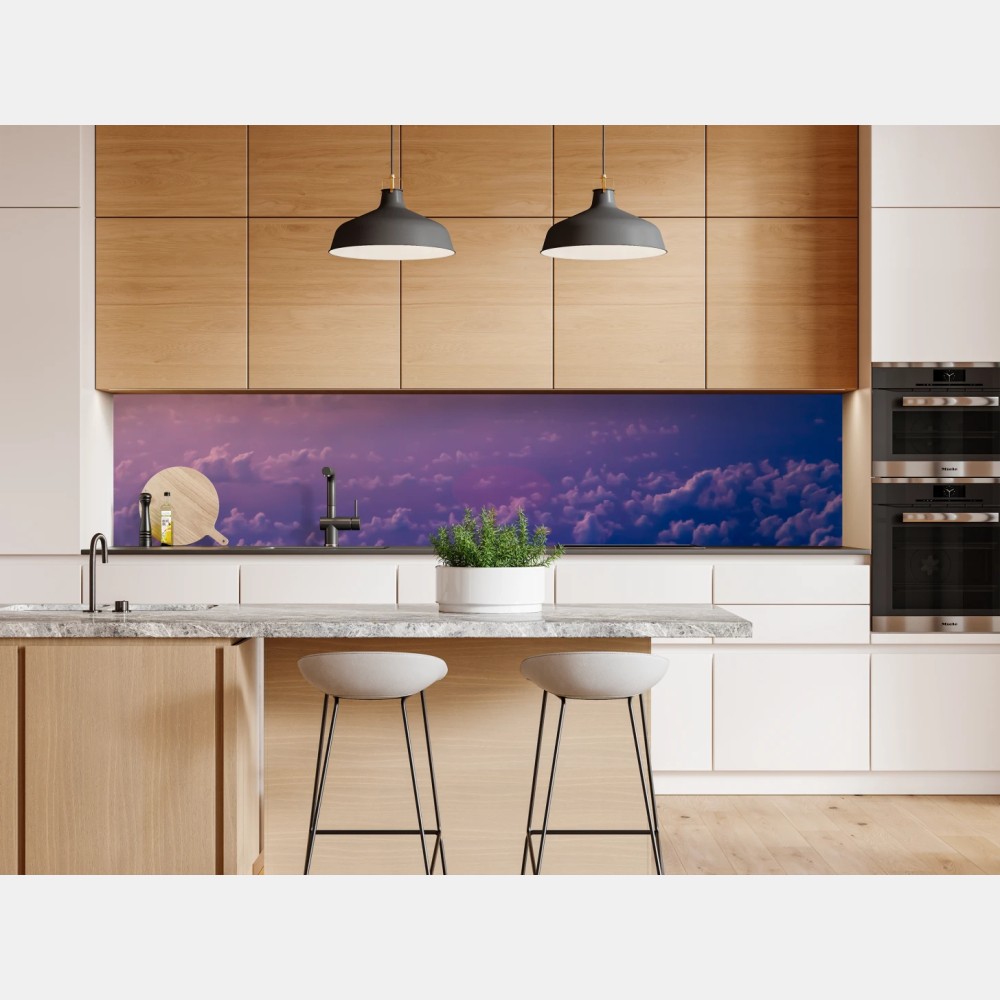 Naklejka repozycjonowalna samolot nad chmurami o wschodzie słońca – Wallissimo® Naklejka repozycjonowalna samolot nad chmurami o wschodzie słońca – Wallissimo®