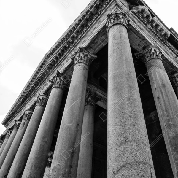 Naklejka repozycjonowalna monumentalne kolumny Panteonu w Rzymie – Wallissimo® Naklejka repozycjonowalna monumentalne kolumny Panteonu w Rzymie – Wallissimo®