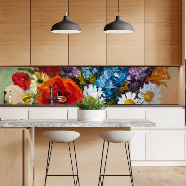 Naklejka repozycjonowalna radosny geometryczny wzór – Wallissimo®