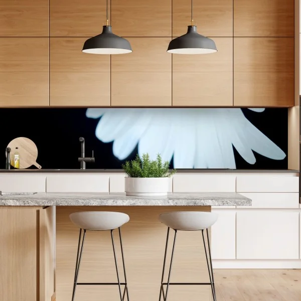 Naklejka repozycjonowalna art deco złoty wzór wachlarza – Wallissimo®