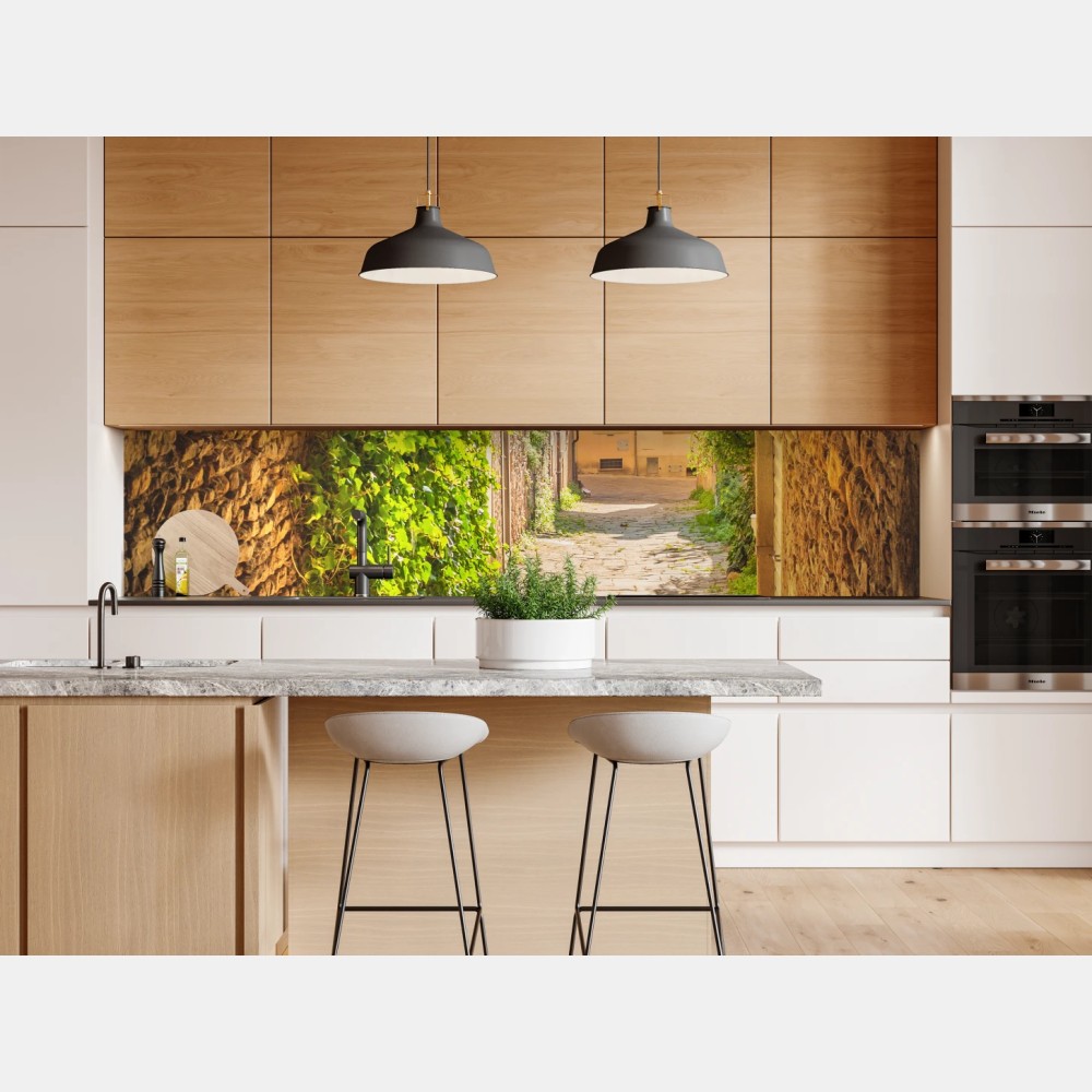 Naklejka repozycjonowalna słoneczna uliczka w Toskanii – Wallissimo® Naklejka repozycjonowalna słoneczna uliczka w Toskanii – Wallissimo®